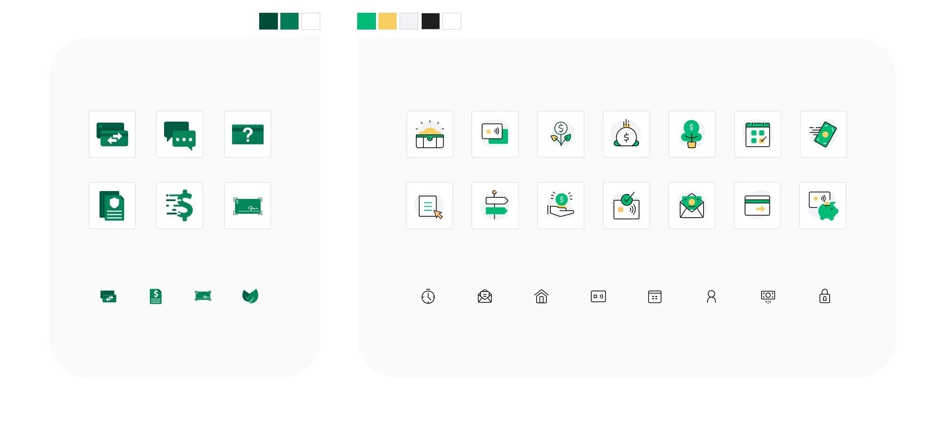 Bank of the West icon system