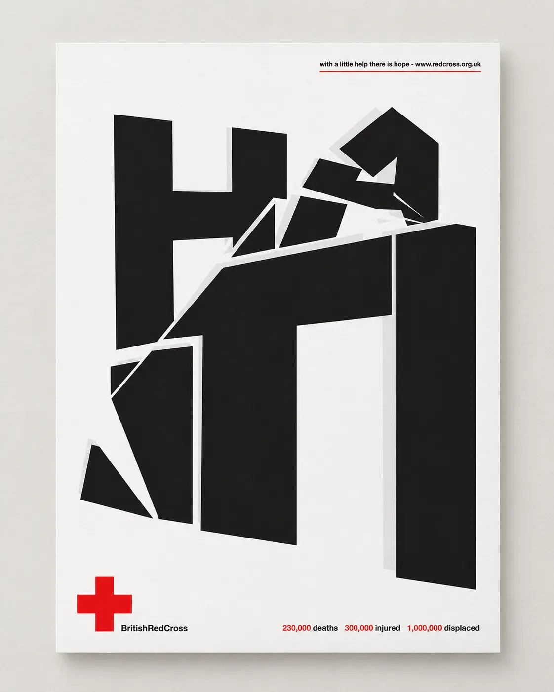 British Red Cross campaign poster