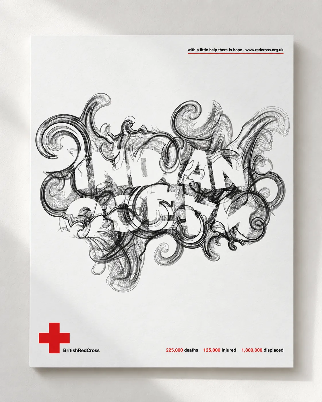 British Red Cross Indian Ocean campaign poster
