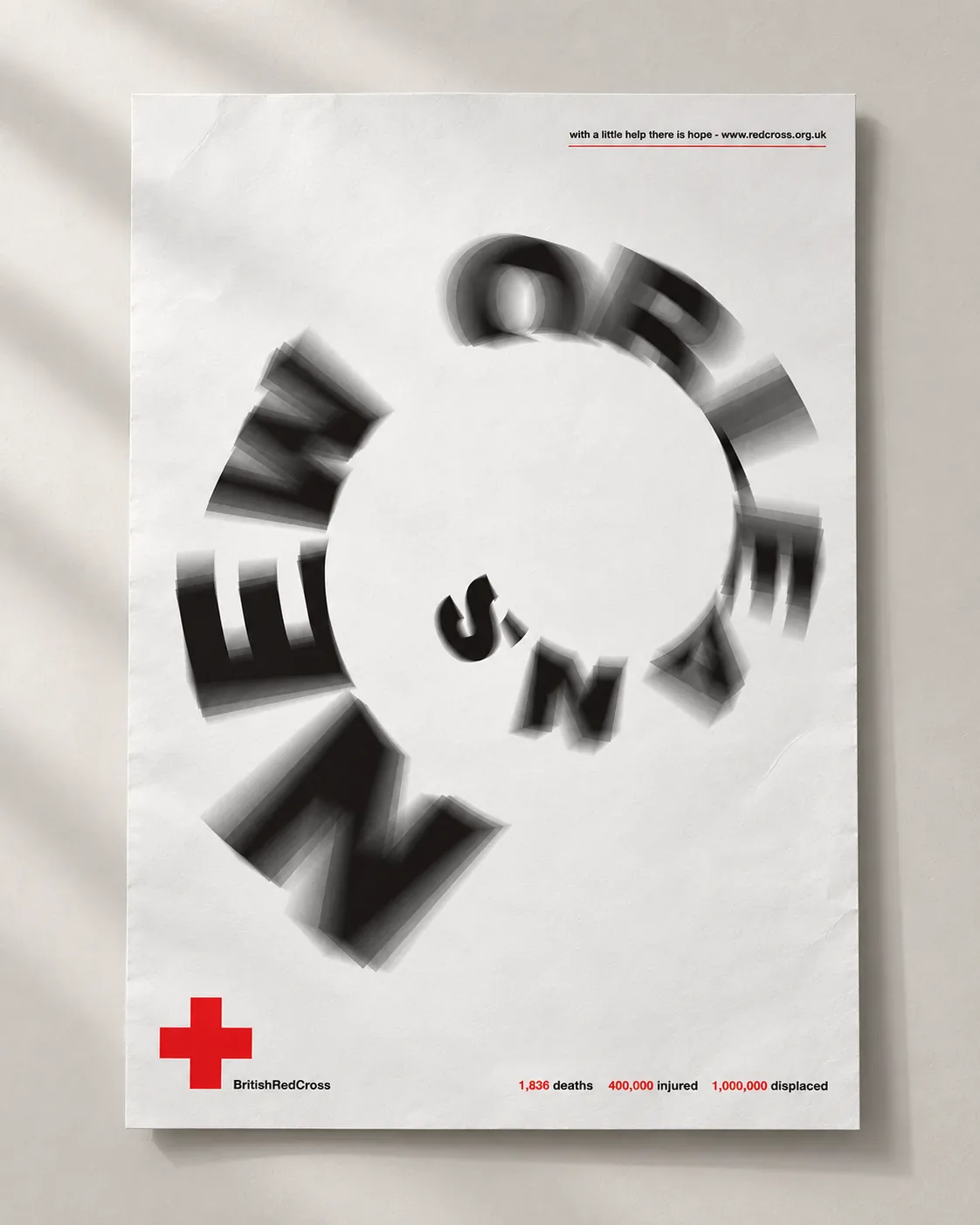 British Red Cross Southeast Asia campaign poster