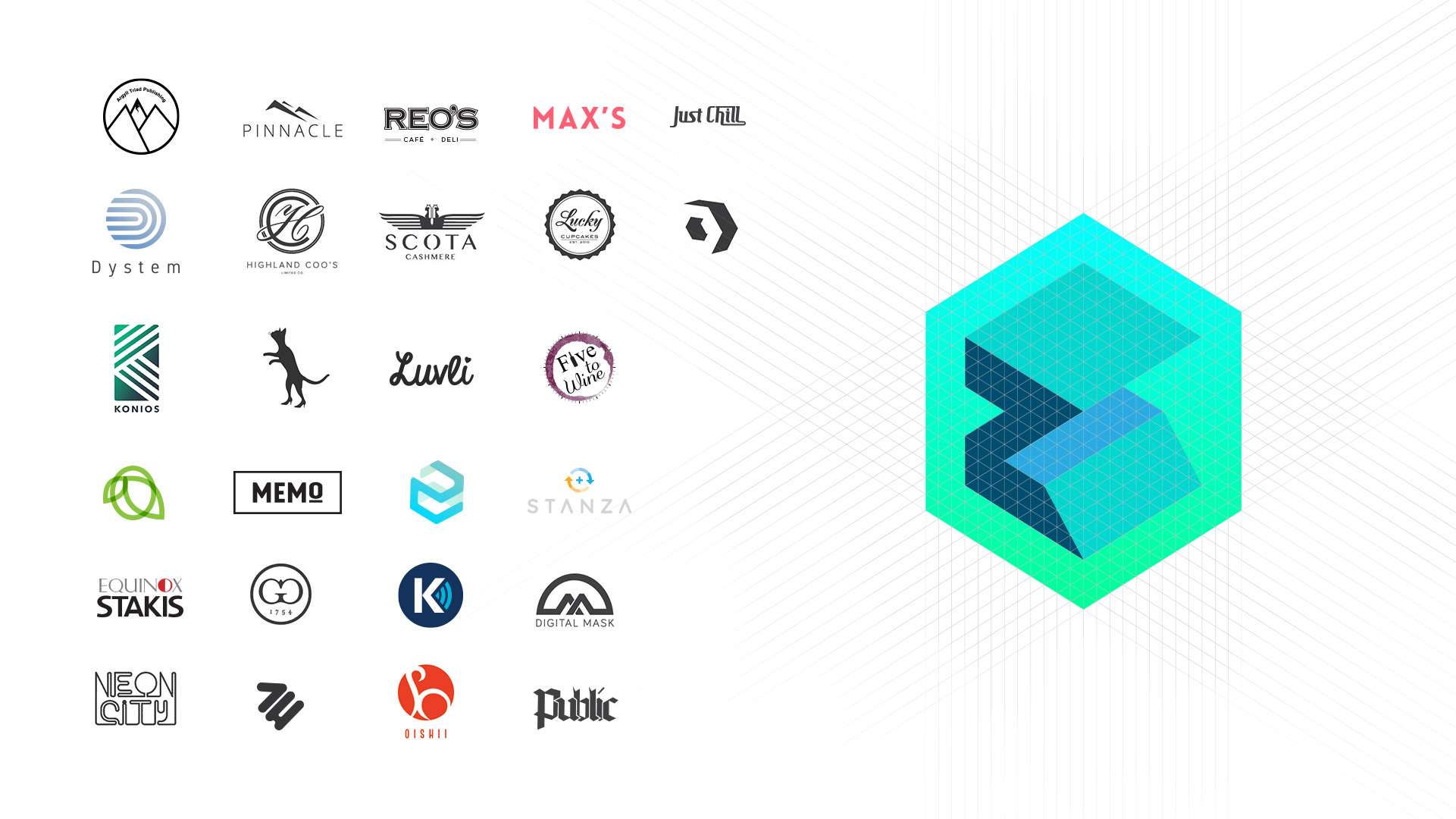 Archive of identity and logo work