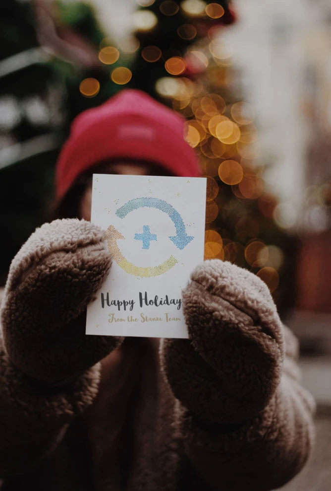 Stanza holiday card