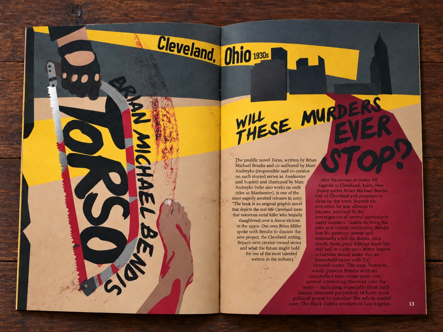 Torso editorial spread