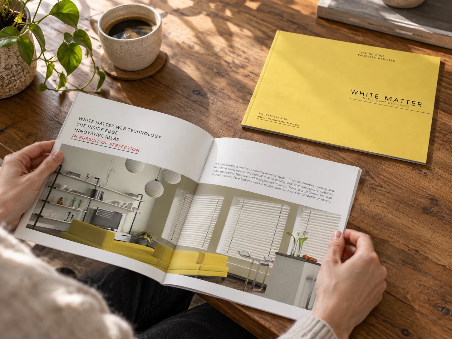 White Matter brochure spread